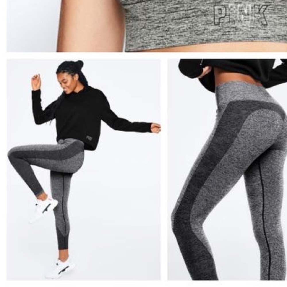 Grey Victoria Secret Pink Leggings Size Medium